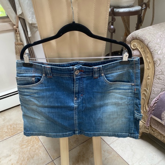 Jeans skirt Vintage Y2K Sexy Bar Wear Club / College - Picture 1 of 10